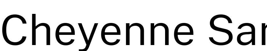 Cheyenne Sans Regular Font Download Free